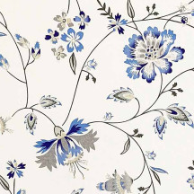 Blue Wildflowers Florentine Italian Print Paper ~ Rossi Italy